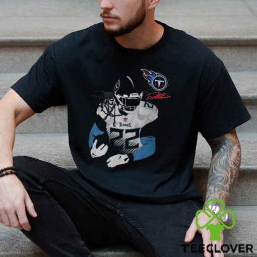 Licensed Gear Nfl Tennessee Titans Derrick Henry Navy Player T Shirt