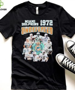 Miami Dolphins 1972 Undefeated Signature Shirt