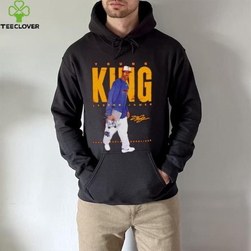 Lakers T Shirt, Lebron James Young King Los Angeles Lakers Signature hoodie, sweater, longsleeve, shirt v-neck, t-shirt, Lebron Jame Shirt