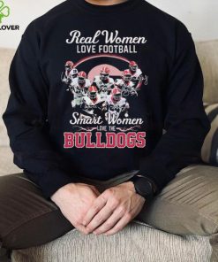 Real Women Love Football Signature Smart Women Bulldogs Shirt 3 Real Women Love Football Signature Smart Women Bulldogs Shirt