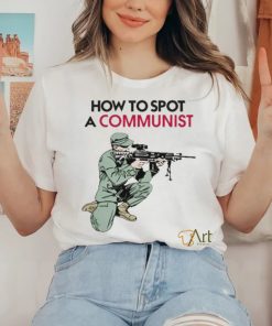 Matt Maddock Wearing How To Spot A Communist Shirt