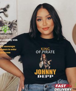 Johnny depp king of pirates of the caribbean shirt