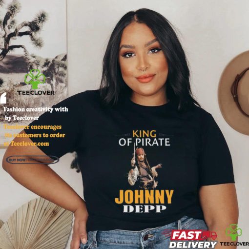 Johnny depp king of pirates of the caribbean shirt