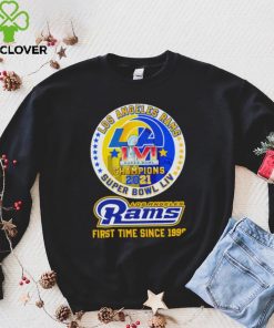 Los Angeles Rams LVI Super Bowl Champions 2021 Los Angeles Rams first time since 1999 shirt