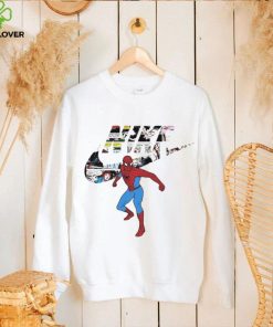 Comic Design Spiderman Nike Logo Marvel Unisex Sweatshirt