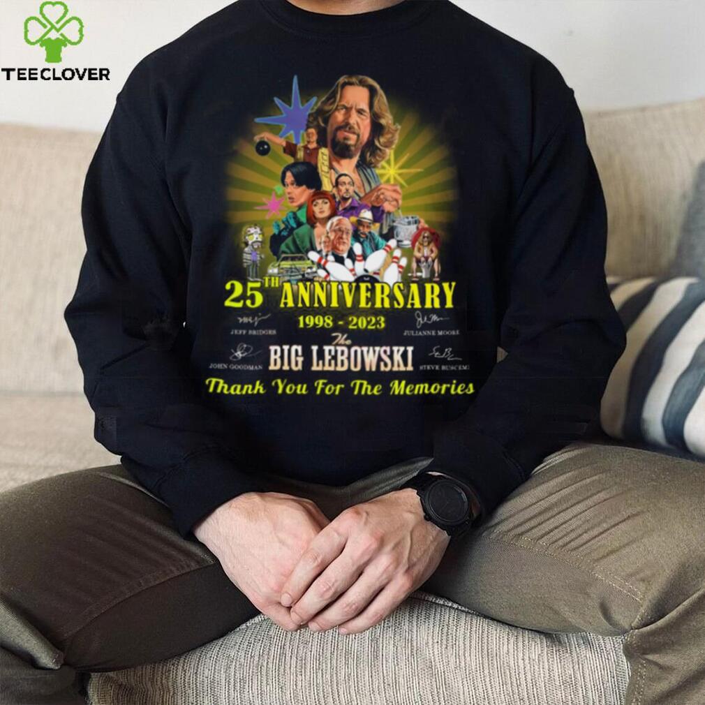 25th Anniversary 1998 – 2023 Big Lebowski Thank You For The Memories T Shirt