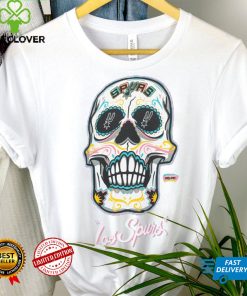 San Antonio Spurs Mitchell & Ness Hardwood Classics Sugar Skull Hometown T Shirt