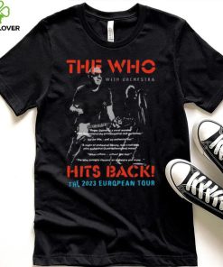 The Who Hits Back The Nelson1 2023 New Tour Shirt