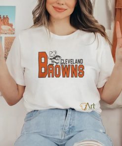 Design Block Cleveland Browns Stiffarm Shirt