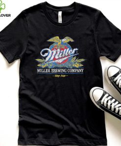 Standard Miller Eagle Crest Miller Brewing Company Vintage Design Shirt