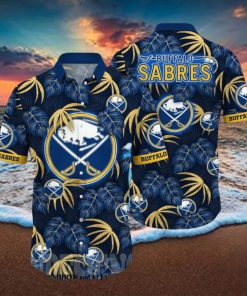 Buffalo Sabres NHL Flower Full Printed Classic Hawaiian Shirt