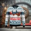 Bigfoot And Mandala Pattern Ugly Christmas Sweater For Men & Women