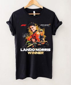 Mclaren Formula 1 Lando Norris Winner 2024 Signatures Shirt