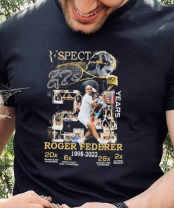 Perfect Roger Federer 24 Years 1998 2022 Signature Shirt