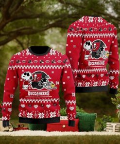 Buccaneer Cute The Snoopy Show Football Helmet Ugly Christmas Sweater 3D Printed Men And Women Holiday Gift