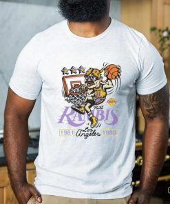 Mitchell And Ness Kurt Rambis Gray Los Angeles Lakers Name And Number T shirt 1 Mitchell And Ness Kurt Rambis Gray Los Angeles Lakers Name And Number T shirt