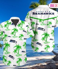 Tropical NFL Seattle Seahawks Button Shirt