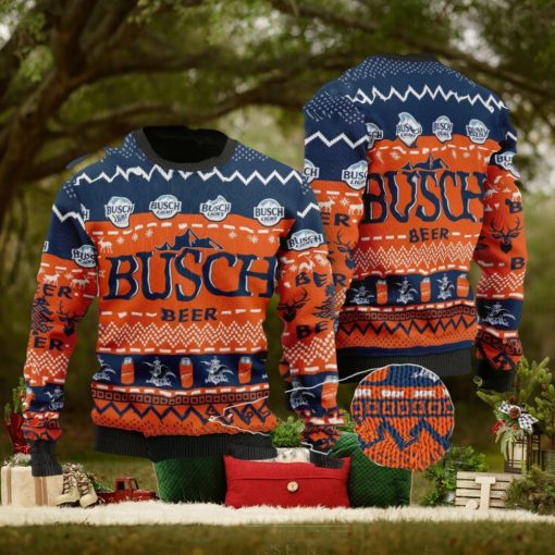 Busch Light Beer Ugly Christmas Sweater