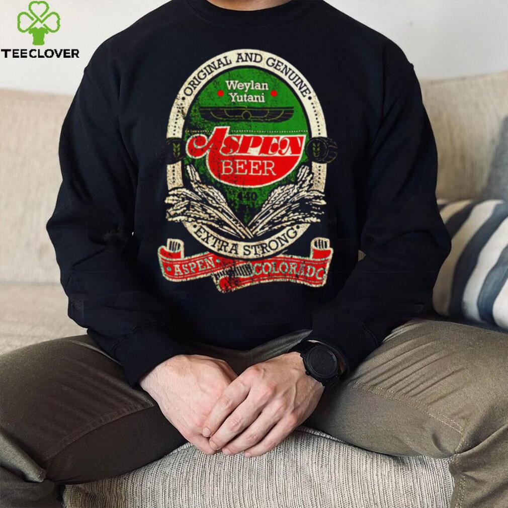 Aspen Beer Weylan Yutani Original and Genuine retro logo shirt Aspen Beer Weylan Yutani Original and Genuine retro logo shirt