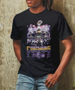 Baltimore Ravens Super Bowl LVIII 2024 Champions Signatures T Shirt