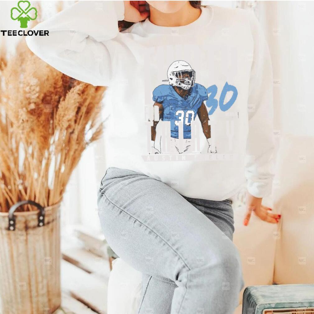 Austin Ekeler Los Angeles C Thirty For Thirty WHT Shirt Austin Ekeler Los Angeles C Thirty For Thirty WHT Shirt