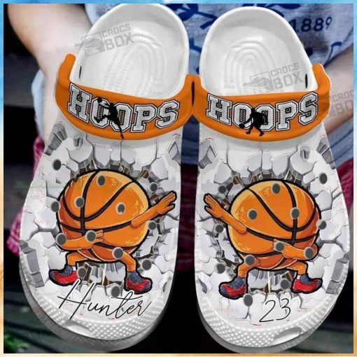 Funny Hoops Basketball Balls Crocs