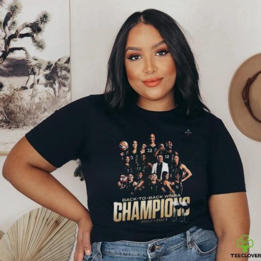 The las vegas aces win their second straight wnba championship shirt