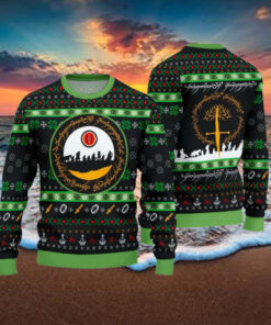 Sauron Eye Lord Of The Rings Ugly Christmas Sweater