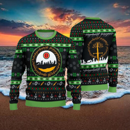 Sauron Eye Lord Of The Rings Ugly Christmas Sweater
