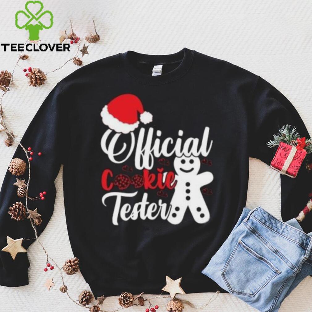 Official Cookie tester gingerbread Christmas T Shirt Official Cookie tester gingerbread Christmas T Shirt