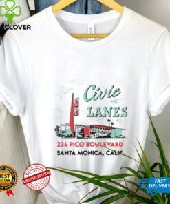 Civic Lanes 234 Pico Boulevard Santa Monica CA shirt