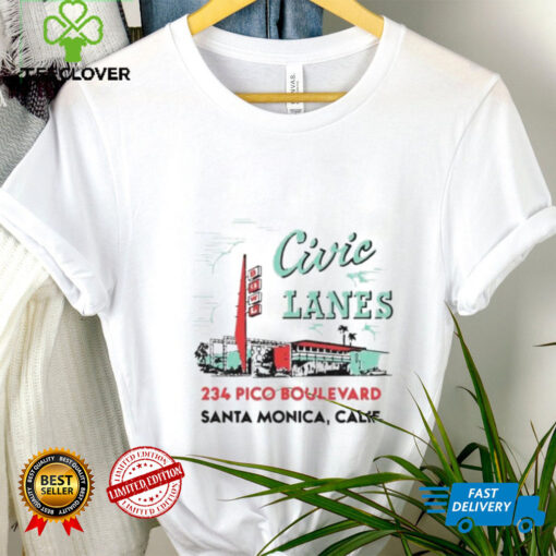 Civic Lanes 234 Pico Boulevard Santa Monica CA shirt