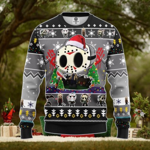 Jason Voorhees Chibi Amazing Gift Ugly Christmas 3D Sweater Christmas Gift For Men And Women