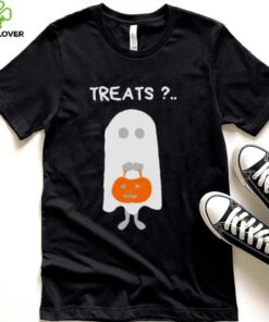 Treats please cute ghost Halloween shirt 2 Treats please cute ghost Halloween shirt