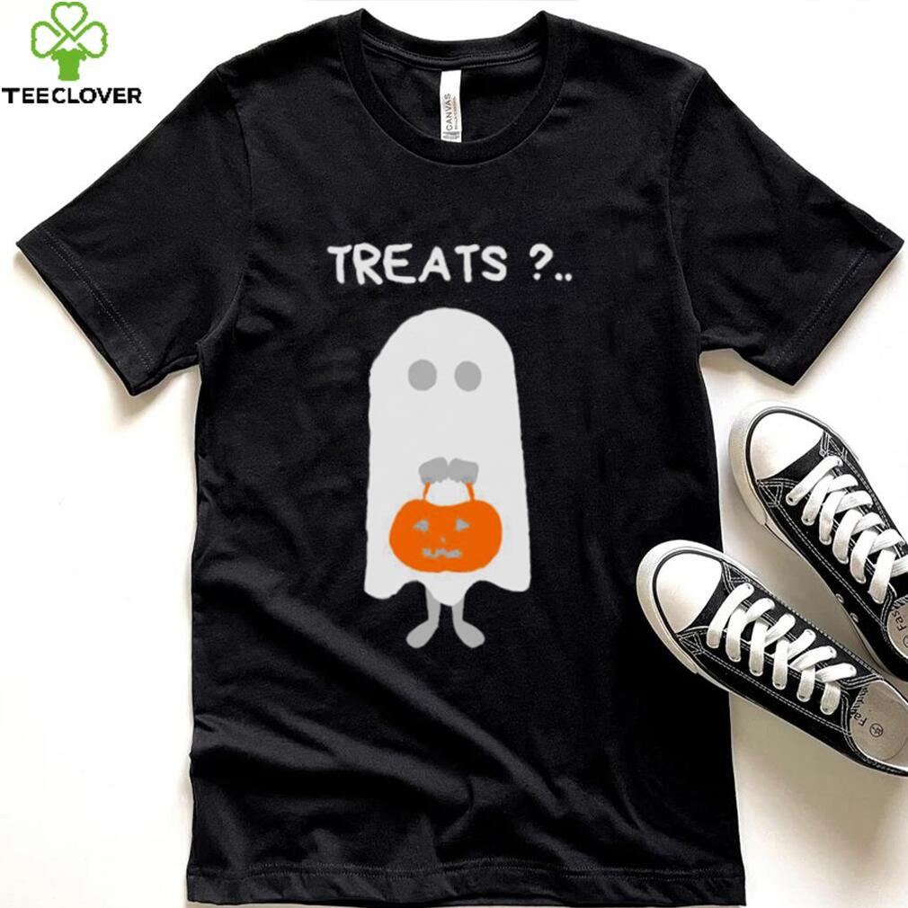 Treats please cute ghost Halloween shirt Treats please cute ghost Halloween shirt