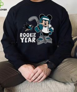 Mickey Mouse Toddler San Jose Sharks Disney Rookie Year shirt