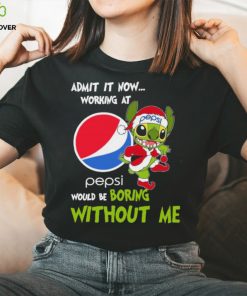 Stitch Admit it now Working at Pepsi would be Boring without Me Christmas 2023 Shirt