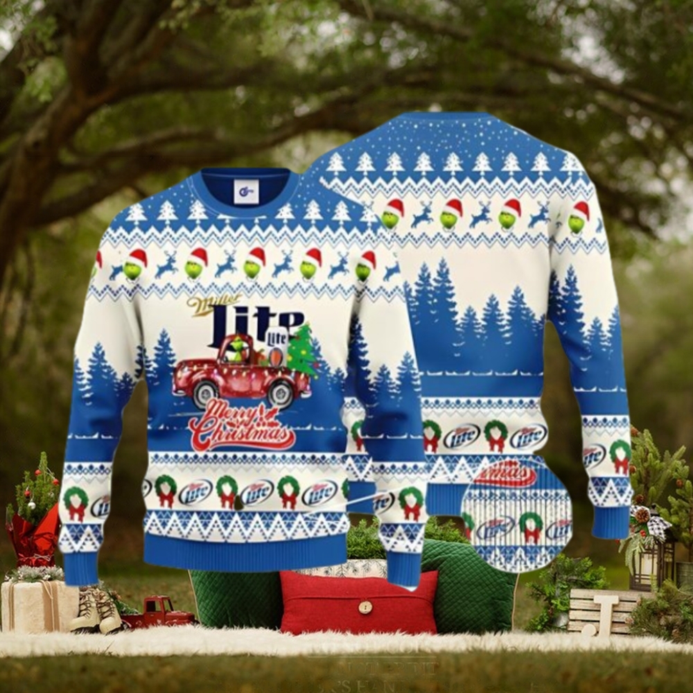 Grinch Ugly Christmas Sweater Xmas 3D Printed Christmas Sweater Gift Miller Lite Grinch Merry Christmas Grinch Ugly Christmas Sweater Xmas 3D Printed Christmas Sweater Gift Miller Lite Grinch Merry Christmas