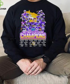 Minnesota Vikings 2022 NFC North Division Champions Signatures Shirt