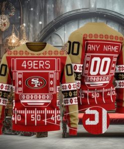 Hot Personalized San Francisco 49Ers Ugly Christmas Sweaters 1 Hot Personalized San Francisco 49Ers Ugly Christmas Sweaters