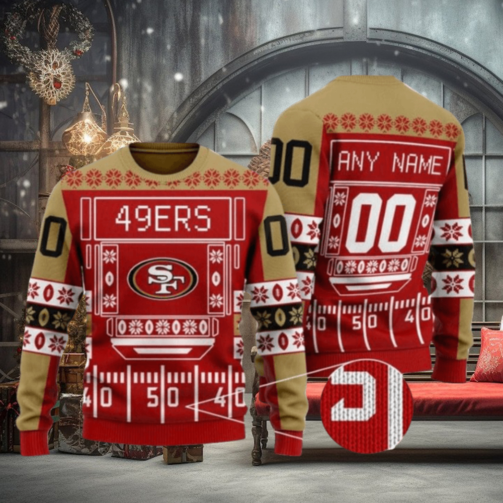 Hot Personalized San Francisco 49Ers Ugly Christmas Sweaters Hot Personalized San Francisco 49Ers Ugly Christmas Sweaters