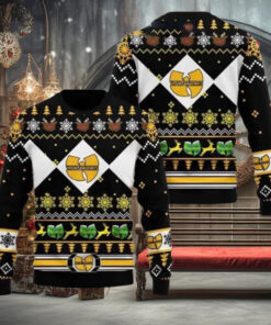 Wu Tang Clan Snow Power Ranger Chirstmas Gifts 2024 Xmas For Family And Friends Ugly Sweater