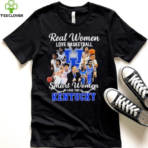 Real Women Love Basketball Smart Women Love The Kentucky Shirt