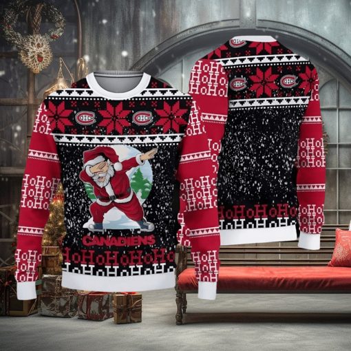 Montreal Canadiens Fans Santa Claus Ugly Christmas Sweater Gift
