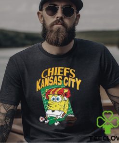 Kansas City Chiefs Homage Youth Super Bowl LVIII x Spongebob Squarepants Tri Blend T Shirt