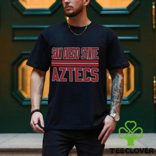 ‘47 Men’s San Diego State Aztecs Black Block Stripe T Shirt