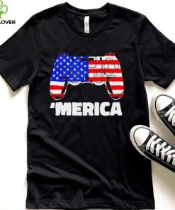 ‘Merica video game American flag shirt