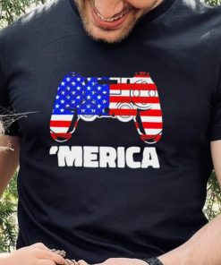 ‘Merica video game American flag shirt