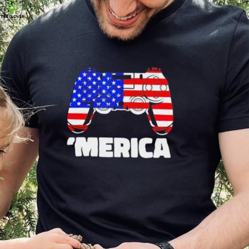 ‘Merica video game American flag shirt