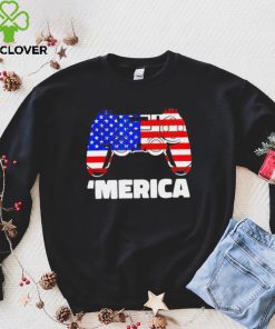 ‘Merica video game American flag shirt